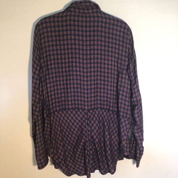 Lucky Brand | Boyfriend shirt | Plaid | L - Picture 3 of 6